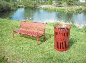 Mountain Maple Bench Red
