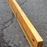Western Red Cedar Wood Plank 4ft long 4x4 12" tall